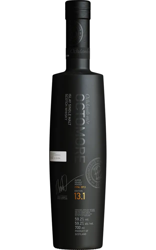 Bruichladdich Octomore Scotch Single Malt Islay Super Heavily Peated The Impossible Equation Edition 13.1 750ml