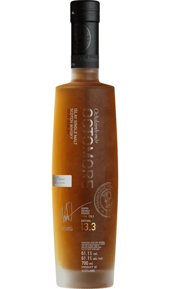 Bruichladdich Octomore Scotch Single Malt Islay Super Heavily Peated The Impossible Equation Edition 13.3 750ml