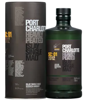 Bruichladdich Scotch Single Malt Port Charlotte Heavily Peated Sc:01 2012 750ml