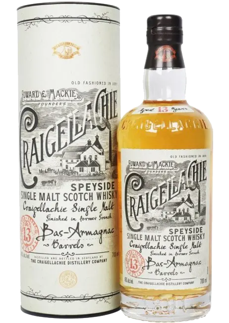Craigellachie Scotch Single Malt In Bas Armagnac Barrel Speyside 13yr 750ml