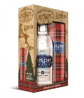 Deep Eddy Vodka Texas Gft Pk W/ Thermos 750ml