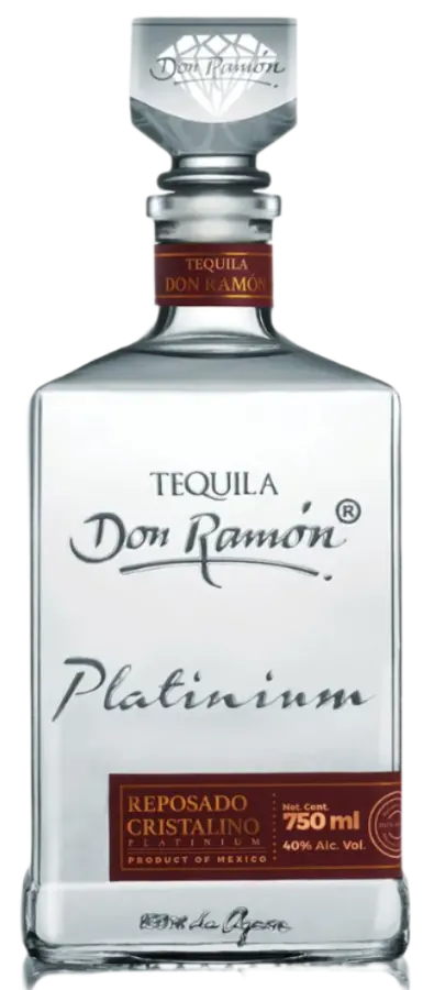 Don Ramon Tequila Platinium Reposado Cristalino 750ml