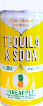 Dulce Vida Tequila & Soda Pineapple Cocktail 4x200ml Can