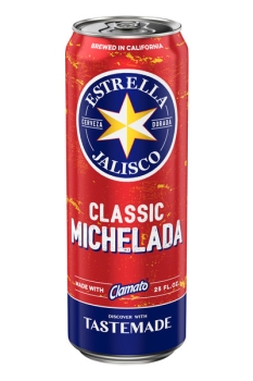 Estrella Jalisco Classic Michelada Cerveza 25oz Can