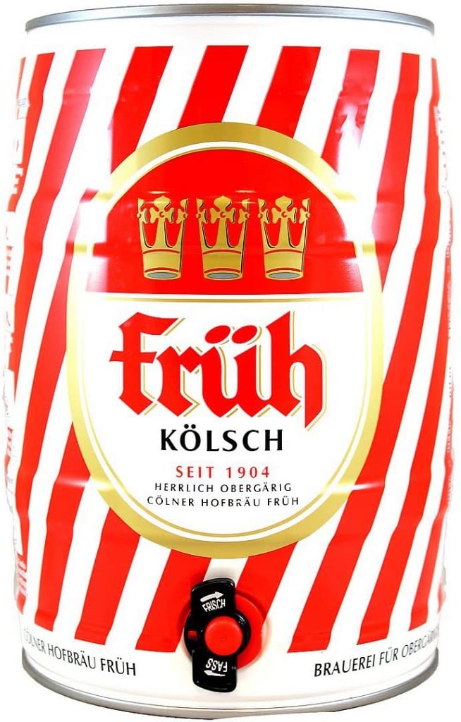 Fruh Kolsch Beer Party Can German 5li