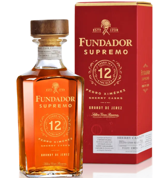 Fundador Supremo Brandy In Sherry Casks Spain 12yr 1li