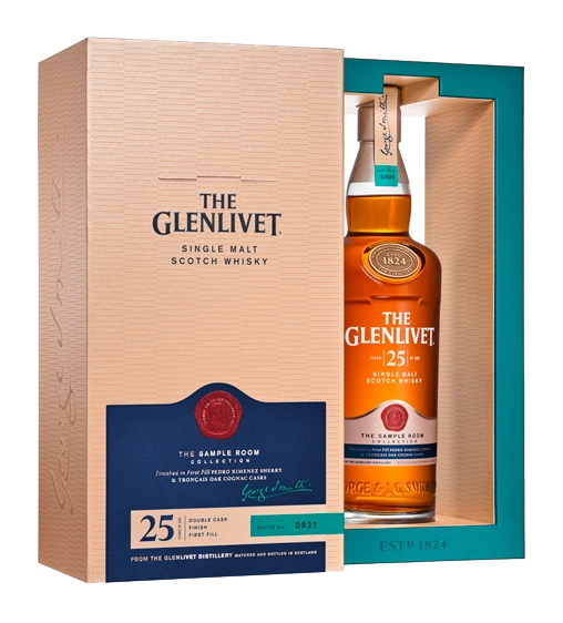 Glenlivet Scotch Single Malt 86pf 25yr 750ml