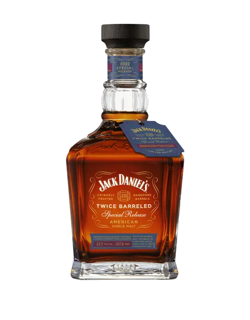 Jack Daniels Whiskey Single Malt Twice Barreled Oloroso Sherry Cask Finish 2022 Special Release Kentucky 700ml