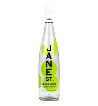 Jane St Vodka Soda Original With Lime 750ml