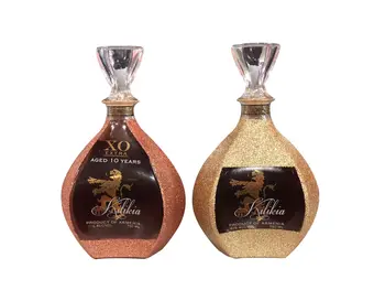 Kilikia Brandy Xo Extra Armenia 10yr W/ Glitter Design 750ml