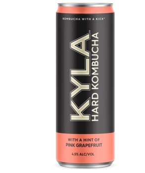 Kyla Cocktails Kombucha Pink Grapefruit Flavor 6x12oz Can
