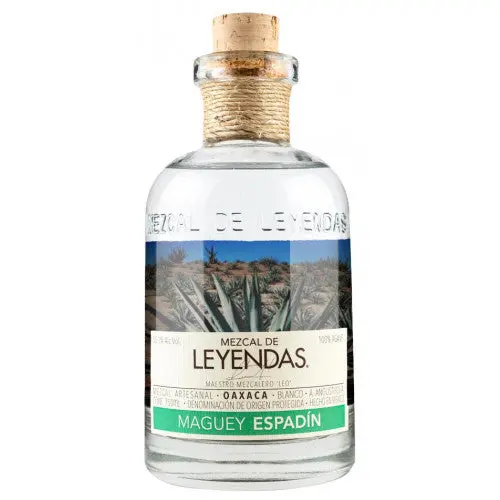 Mezcal De Leyendas Artesanal Maguey Espadin Oaxaca 750ml