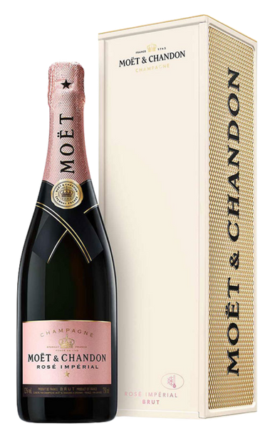 Moet & Chandon Champagne Brut Rose Imperial Metal Box France 750ml