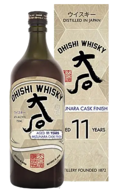 Ohishi Whisky Mizunara Cask 11yr Japan 750ml