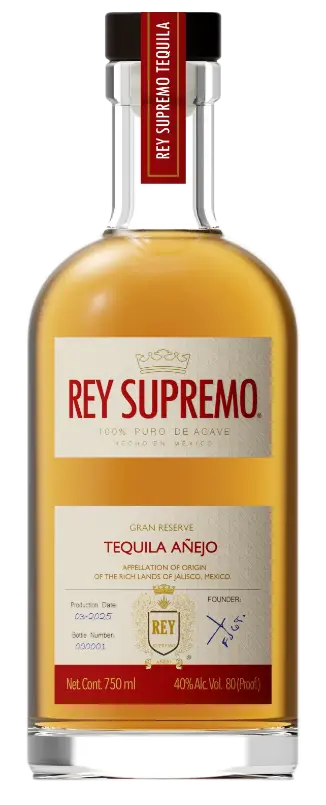 Rey Supremo Tequila Anejo 750ml