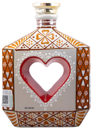 Riqueza Cultural Tequila Anejo Rubi Corazon Ceramica 750ml