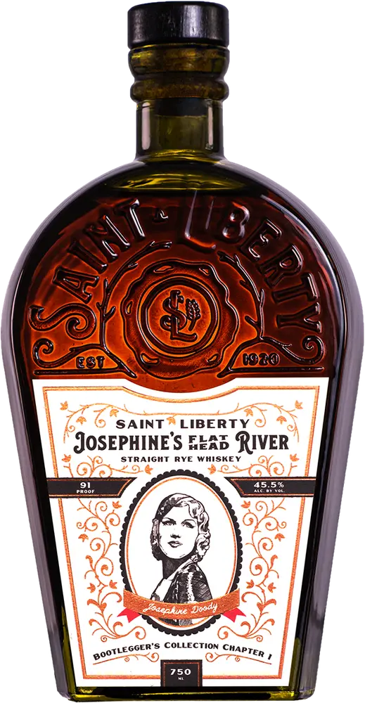 Saint Liberty Josephines Flat Head River Whiskey Rye Bootleggers Collection Chapter 1 Tennessee 750ml