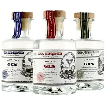 St George Gin Dry/terroir/botanivore 3x200ml