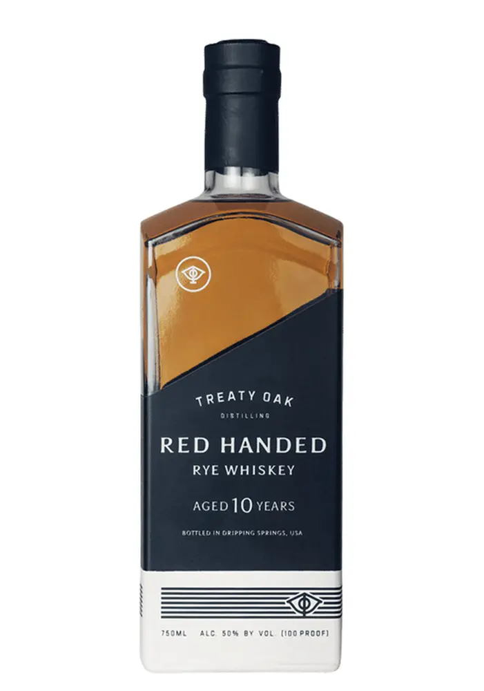 Treaty Oak Whiskey Rye Red Handed 10yr Texas 750ml
