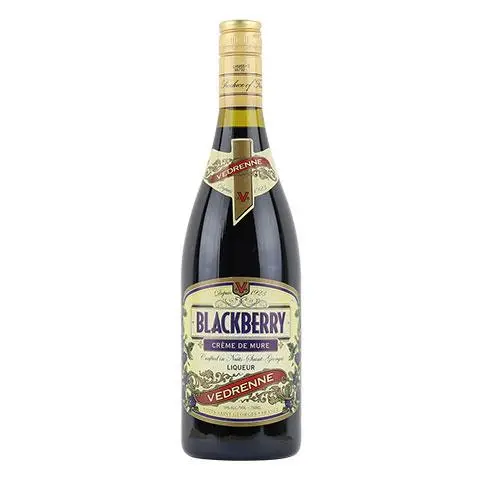 Vedrenne Liqueur Creme De Mure Blackberry French 750ml