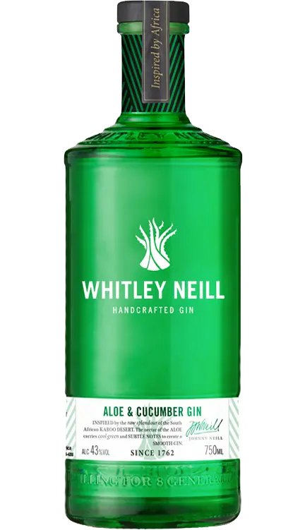 Whitley Gin Dry Aloe & Cucumber Flavored United Kingdom 750ml