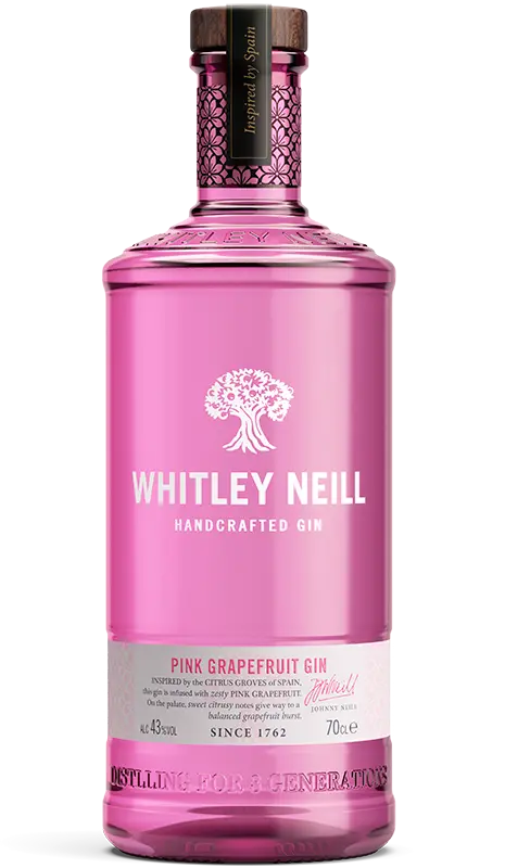 Whitley Gin Dry Pink Grapefruit Flavored United Kingdom 750ml