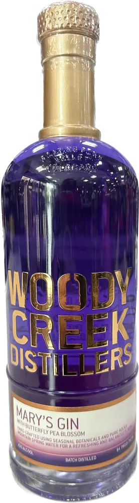 William H Macy Woody Creek Distillers Gin Limited Edition Seasonal Summer Colordao 750ml