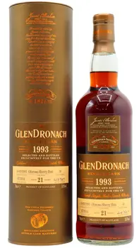 Glendronach - 21 year old Single Oloroso Sherry Cask #39 1993 Whisky 70cl 58.8% ABV (UK Exclusive)