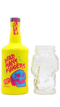 Dead Man's Fingers - Banana Rum 70cl 35% ABV (Includes Skull Glass)