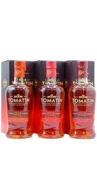 Tomatin - The Italian Collection Single Malt Scotch Whisky 70cl x 3 43% ABV Bundle