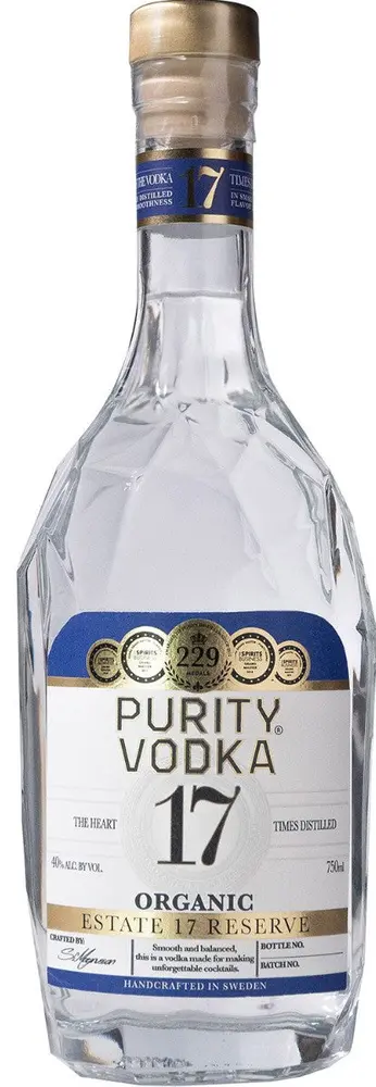 Purity Vodka 17 Organic Sweden 1.75li