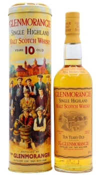Glenmorangie - Single Highland Malt (old bottling) 10 year old Whisky 70CL