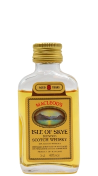 Blended Whisky - Macleods Isle Of Skye Miniature 8 year old Whisky 5CL