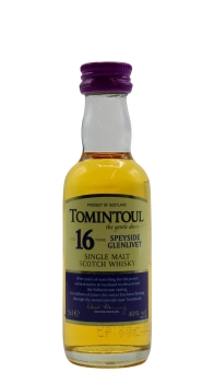 Tomintoul - Single Malt Scotch Miniature 16 year old Whisky 5CL