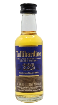 Tullibardine - 225 Sauternes Cask Finish Miniature  Whisky 5CL