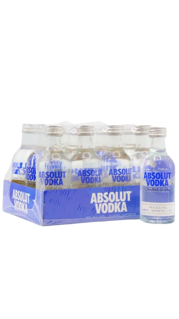 Absolut - Original Swedish Vodka 5cl x 12 40% ABV Miniatures- (12 x 5cl)
