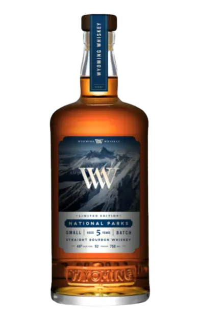 Wyoming Whiskey Bourbon Small Batch Limited National Parks No3 Edition Wyoming 5yr 750ml