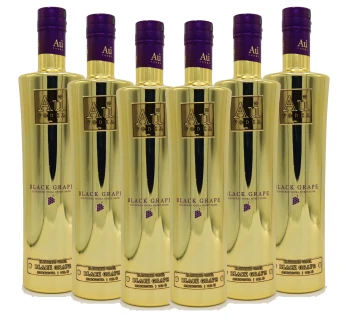 Au - Black Grape Vodka 70cl x 6 35.2% ABV (Case Of Six)