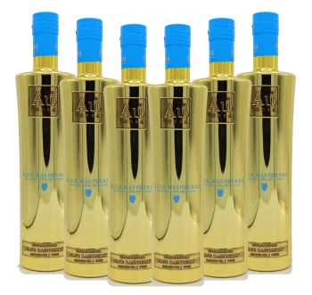 Au - Blue Raspberry Vodka 70cl x 6 35.2% ABV (Case Of Six)