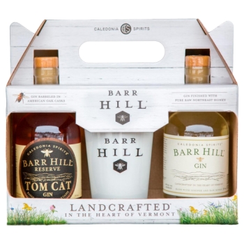 Barr Hill Gin Gft Pk ( Tom Cat & Regular & Raw Honey) 2x375ml