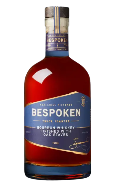 Bespoken Spirits Whiskey Twice Toasted Finished With Oak Staves Non Chill Filtered 750ml
