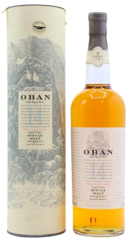 Oban - 14 year old Highland Single Malt Whisky 100cl 43% ABV (Old Bottling)- (1 Litre)