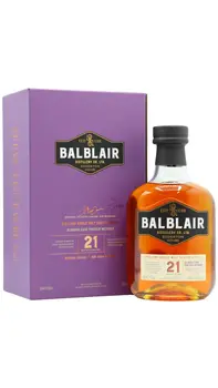 Balblair - 21 year old Highland Single Malt Scotch Whisky 70cl 46% ABV