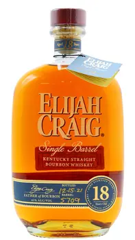Elijah Craig - 18 year old Single Barrel Kentucky Straight Bourbon Whiskey 70cl 45% ABV