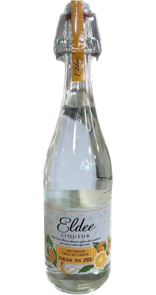 Eldee Liqueur Dry Curacao Triple Sec France 750ml