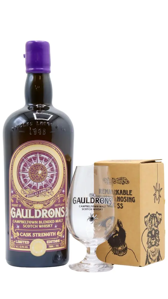 The Gauldrons - Cask Strength Campbeltown Blended Malt Scotch Whisky (Includes Tasting Glass) 70CL
