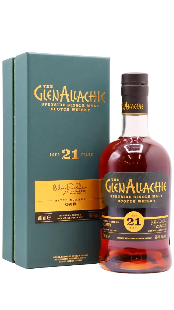 GlenAllachie - Cask Strength Batch #1 Single Malt Scotch 21 year old Whisky