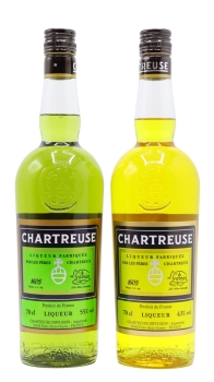 Chartreuse - Green & Yellow Herbal 2 x 70cl Liqueur