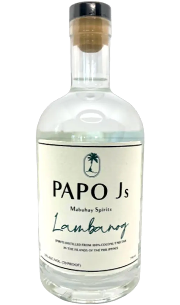 Papo Js Spirit Lambanog From Coconut Nectar Philippines 750ml