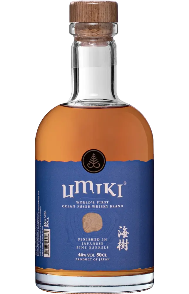 Uniki Whiskey Finished In Pine Barrel Ocean Fused Japan 750ml